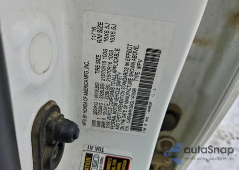 2016 Honda Cr-V Lx из США, поврежденный, VIN 5J6RM4H39GL140598